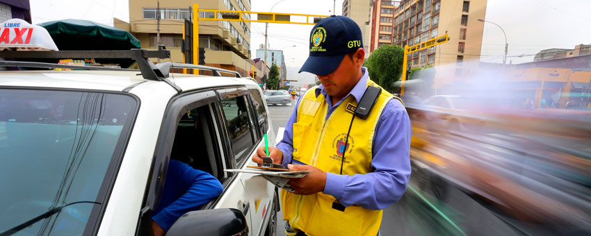 Papeletas y/o actas papeletas de control de transporte de personas